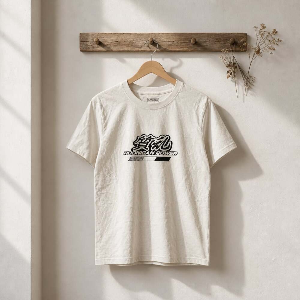 Hoonigan Power Manga Style Graphic T-Shirt